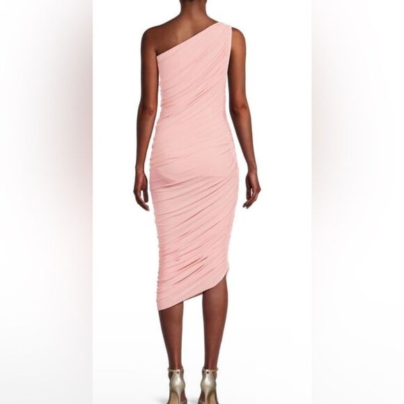 NORMA KAMALI Diana Ruched Midi Dress - Picture 5 of 9